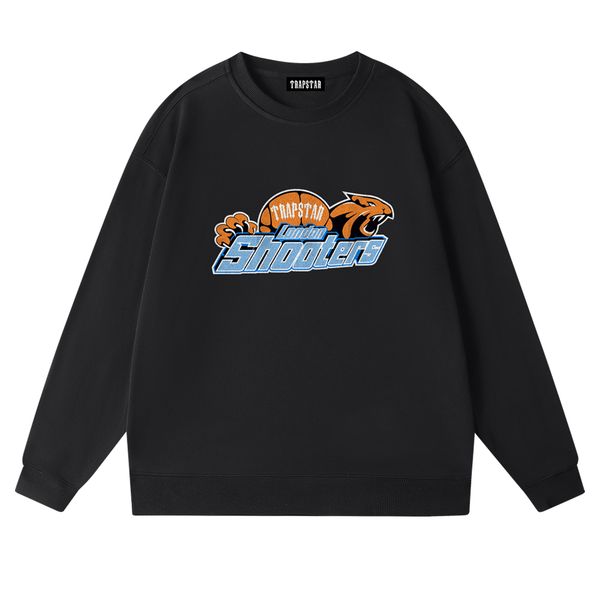 

tr apstar new men's sweatshirts classic casual fashion trend for men and women o-neck long-sleeved simple cotton pullover wy733, Black