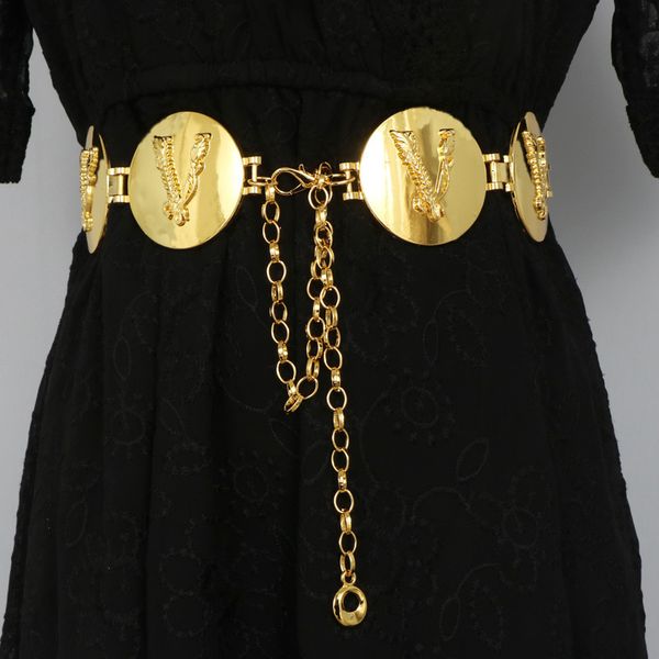 

belts round gold silver alphabet belt luxury dress long waist chain designer belt women's fashion accessories 230403, Black;brown