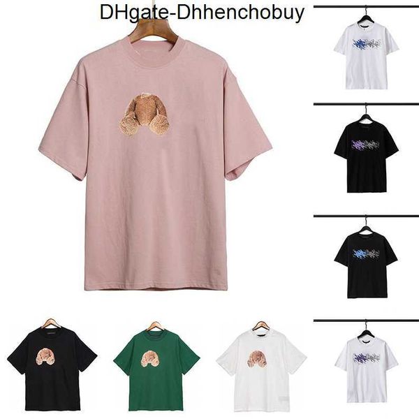 

palms men t shirt designer mens bear short sleeve tshirts t-shirt man women womens shirts tee breathable quick dry causal angles, White;black