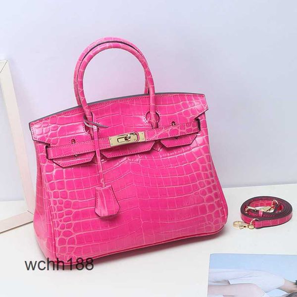 

crocodile designer birkins bags 2023 bag pattern burkin leather large capacity handbag simple shoulder women b7sd