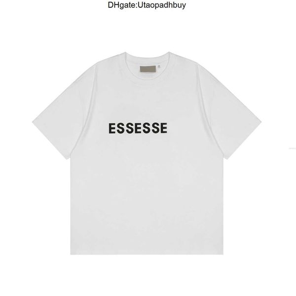 

23ss ess new classic designers pattern t shirt letter fashion shirts woman sleeve tees summer selling mens tracksuit tshirt casual zg72, White;black