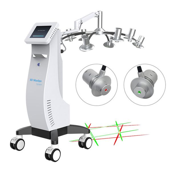 

2023 selling non-invasive 6d 532nm 650nm laser lipolaser fat burning 6d laser slimming machine