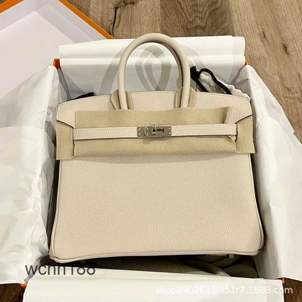 

2023 birkins bag burkin crossbody layer designer bags headband cowhide litchi pattern silver buckle leather women's handbag single shou