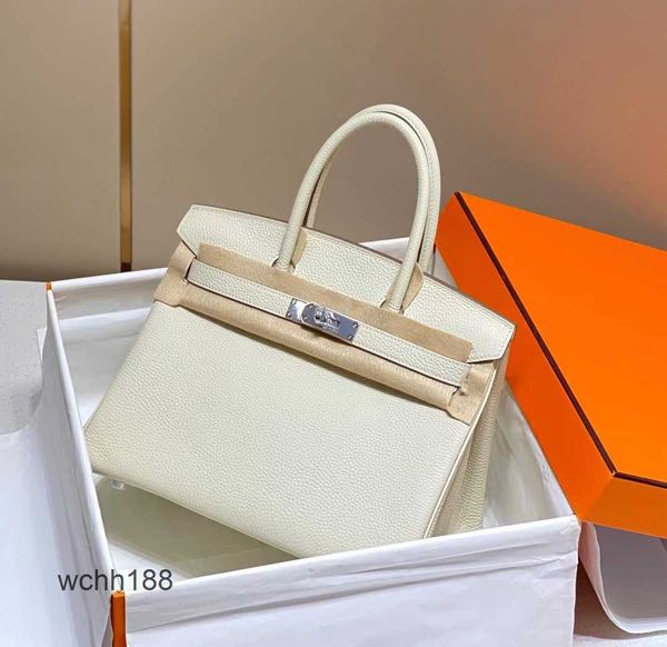 

litchi cowhide birkins pattern bag bags burkin handheld fashion head layer designer togo single shoulder 2023 women's 77u2