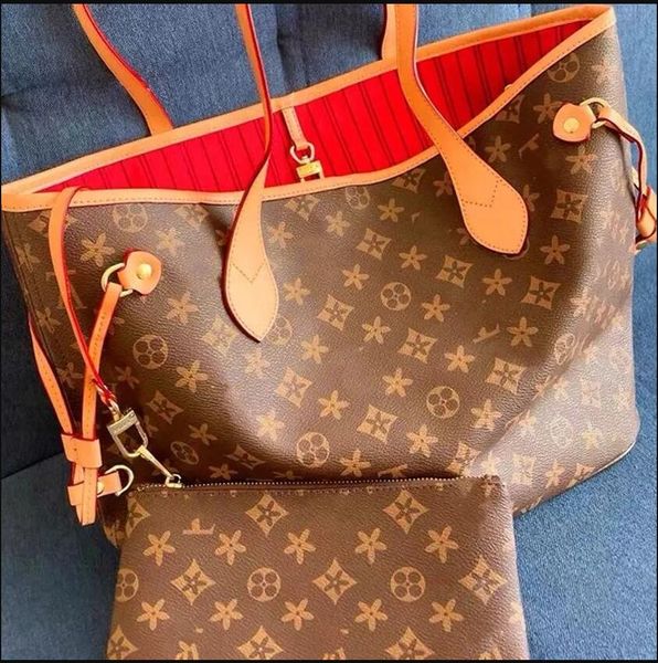 

2pcs set totes women bag handbags luxurys designers ladies shoulder bags handbag clutch purse retro backpack louiseitys purse viutonitys