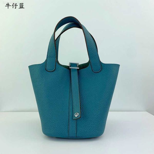 

designer luxury bag cordio togo layer bucket mini cowhide women h family hand lychee grain vegetable basket bagj0hdbqda picotin