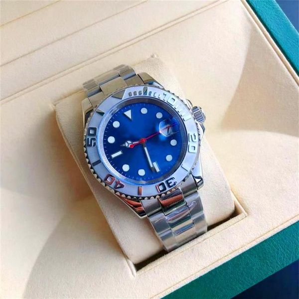

men's automatic mechanical movement 316 fine steel 40mm sports watch297z, Slivery;brown