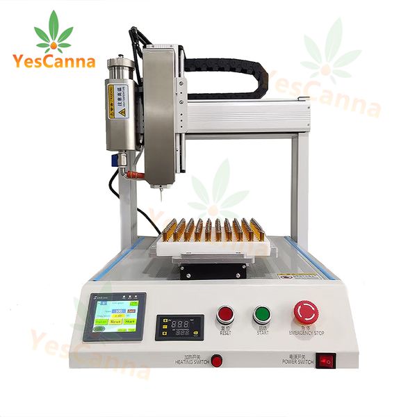 

multi heads automatic liquid cartridge filler electronics heated 1ml thick oil filling and capping machine for small bottle