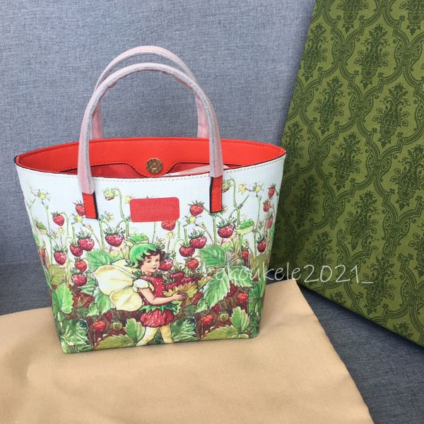 

girls handbags for kids cute fairy print genuine leather underarm bags baby girls purse children accessories, Black