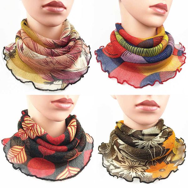 

sarongs fashion women scarves gift breathable mesh scarf print satin silk scarf female bandana head bib scarfs for ladies neck collar p23032, Blue;gray