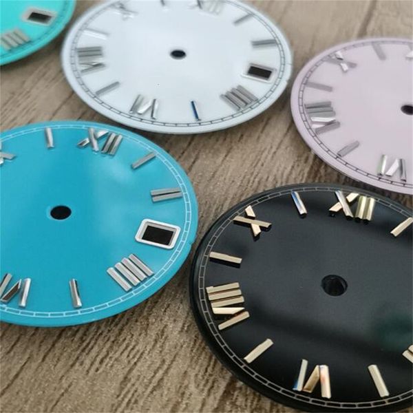 

repair tools kits enamel material watch faces 285mm roman scale dial accessories for nh35nh364r7s movement 230404