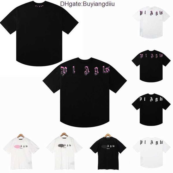 

tshirt palms summer mens womens designers t shirts luxurys letter cotton tshirts clothing polos short sleeve high1 quality clothes tees, White;black
