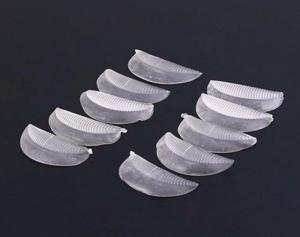 

whole5 pairspack silicone eyelash permanent perm curler curling root lifting false fake eyelash shield pad maquillaje patche5252413