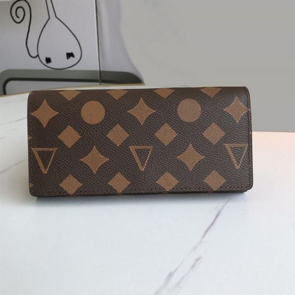 

2021 fashion flowers designer wallets luxurys men women leather bags classic letters key coin purse original box plai277g, Red;black