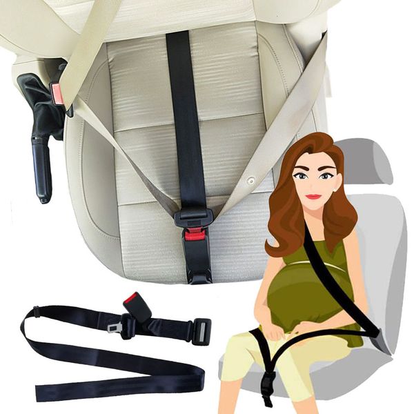

other maternity supplies pregnancy bump strap comfort seat cover adjustable belt extender pregnant women driving protect unborn baby brace p, White