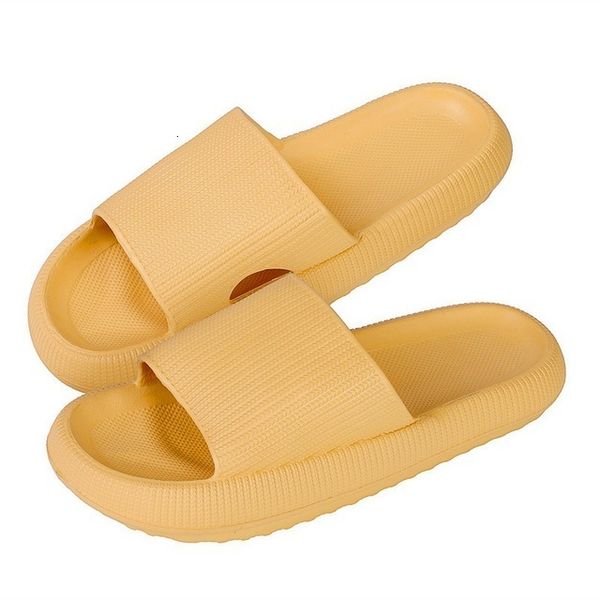 

slippers sandals casual men's bathroom thick sole women's summer beach 230404, Black