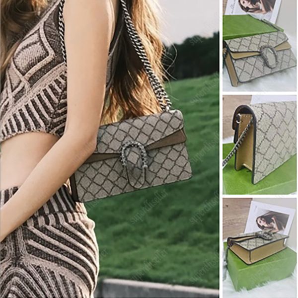 

top designer crossbody bag women shoulder bags classic cross body lady totes letters high quality handbags mini tote wallet chain strap handbag, Khaki-18cm