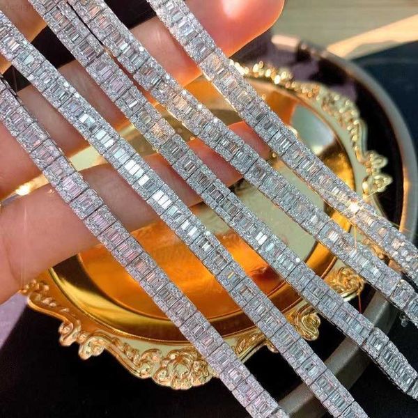 

gold and diamond jewelry custom natural iced out tennis bracelet 18k solid, Silver