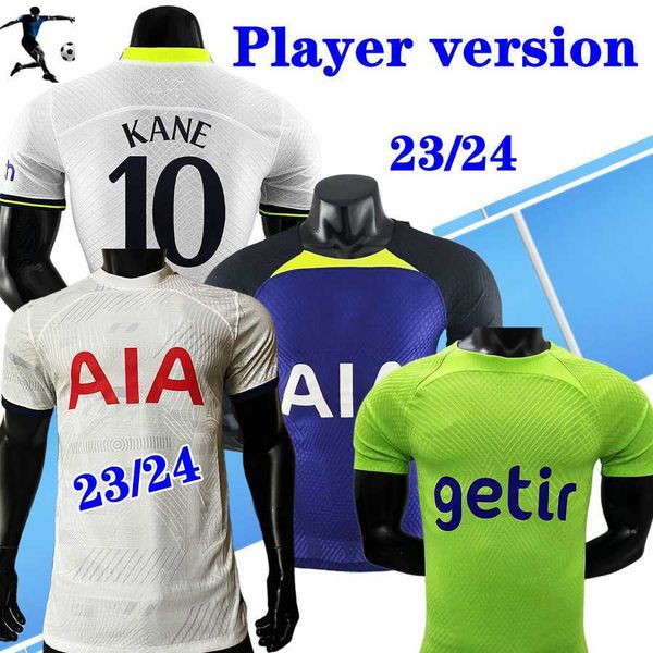 

player version 22 23 24 son bergwijn soccer jersey 2023 2024 jersey football shirt perisic lenglet romero reguilon kulusevski bentancur rich, Black;yellow