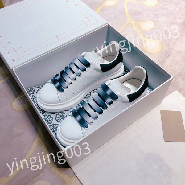 

2023 designer sneaker casual shoes calfskin leather white letter overlays platform all-match fashion luxury low sneakers hl210210, Black