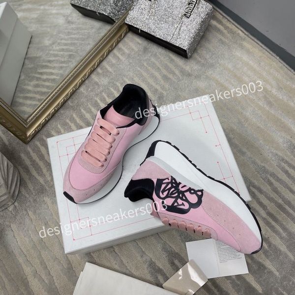 

2023brand designer casual shoes womens rubber flat shoes lace-up sports shoes fashion running shoes soft and comfortable platform shoes, Black