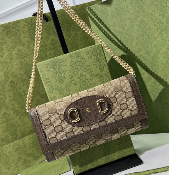 

2023 luxury brand designer womens shoulder bag luxury mini handbags fashion g letter leather bags marmont chain clutch ladies jackie1961 vin, Black