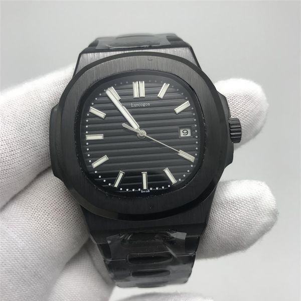 

2019 new fashion 19 colors mens watch automatic self winding glide sooth second hand sapphire glass silver watches p-p wristwatch275e, Slivery;brown