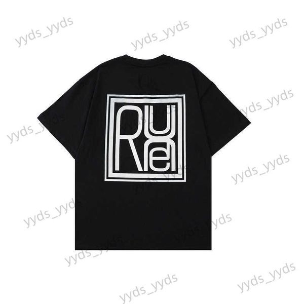 

designer men's t-shirts rhlimited rhude letter printing slogan fashion short sleeve t230404, White;black