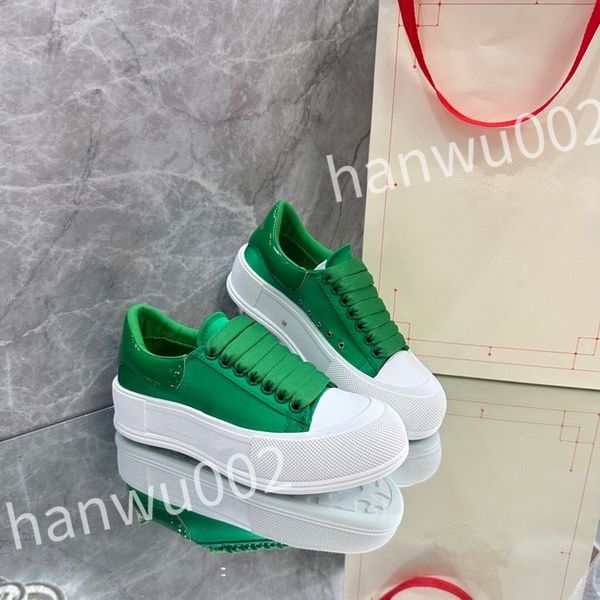 

new luxury fabric cotton casuals shoes women men calfskin sneakers light platform shoe trainers, Black