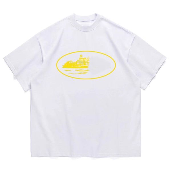 

corteizs men's designer t shirt summer round neck short sleeve luxury letter print cotton shirts high street clothes womens bh7w, White;black
