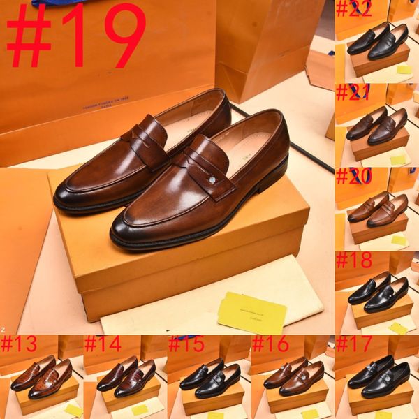 

l3/22model luxury loafers men shoes black beige flock round toe metal decoration men designer dress shoes slip on men shoes ing