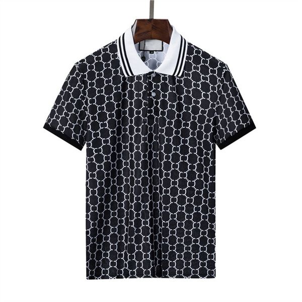 

fashion polo man mens polos poloshirt tee short sleeve t-shirts designer loose tees casual black white t shirt luxe plain t shirts for men, White;black
