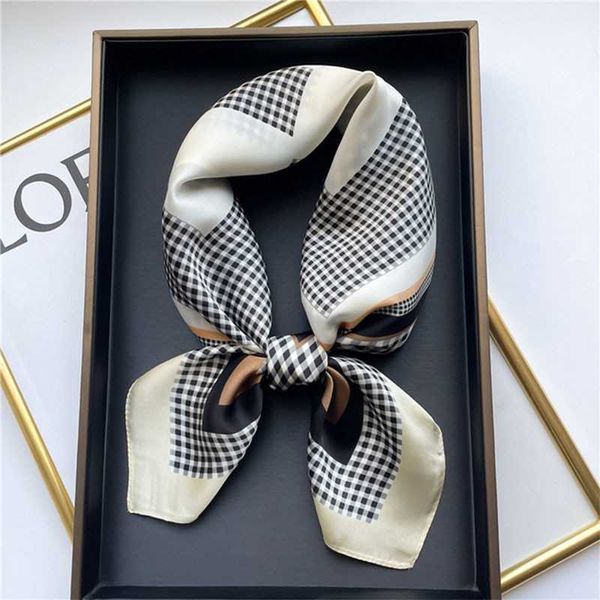

sarongs women silk scarf fashion hair scarf silk satin neckerchief female hair ties headband hair ornament female bandana bag scarves p23040, Blue;gray