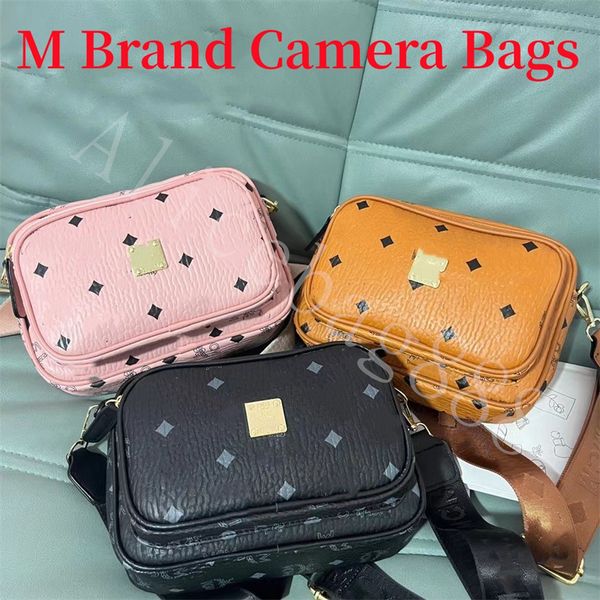

m logo cross body bags for women new camera bag multi layer zipper bag with 3 color big capacity luxury designer bags pu leather nice qualit