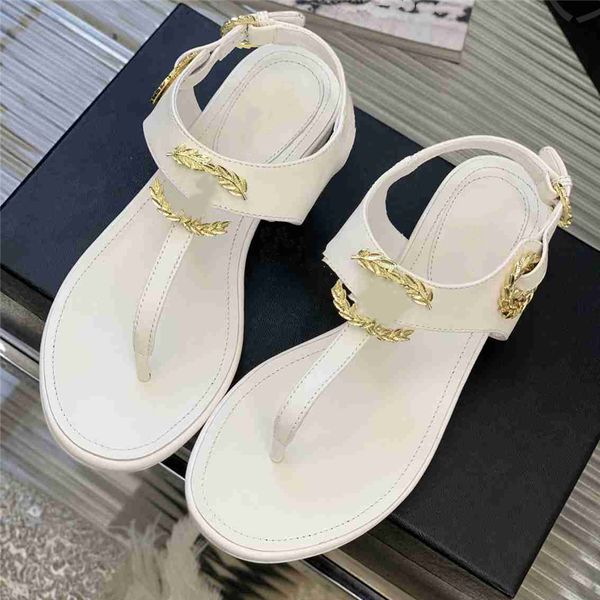 

summer popular women sandals 2023 channel luxury brand business dress wedding party leather high heels casual flat slipper 08-010, Black