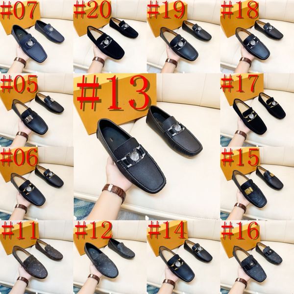 

l8/20model spring suede leather men loafer shoes fashion slip on male shoes casual shoes man party wedding footwear big size 38-46, Black