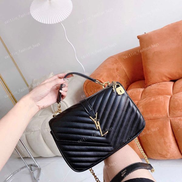 

designer bag women's bag handbag shoulder bag women's black sheepskin classic diagonal striped quilted chain double-layer crossbod