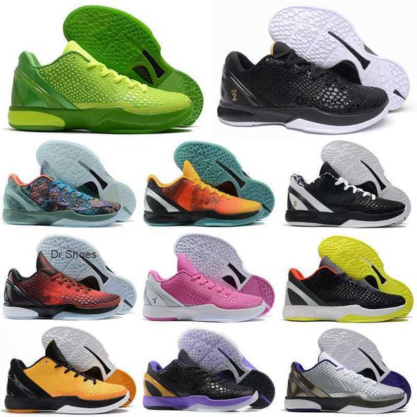 

mamba 6 protro grinch basketball shoes men mambacita bruce lee big stage chaos 5 rings metallic gold 2 mens trainers sports outdoor sneakers