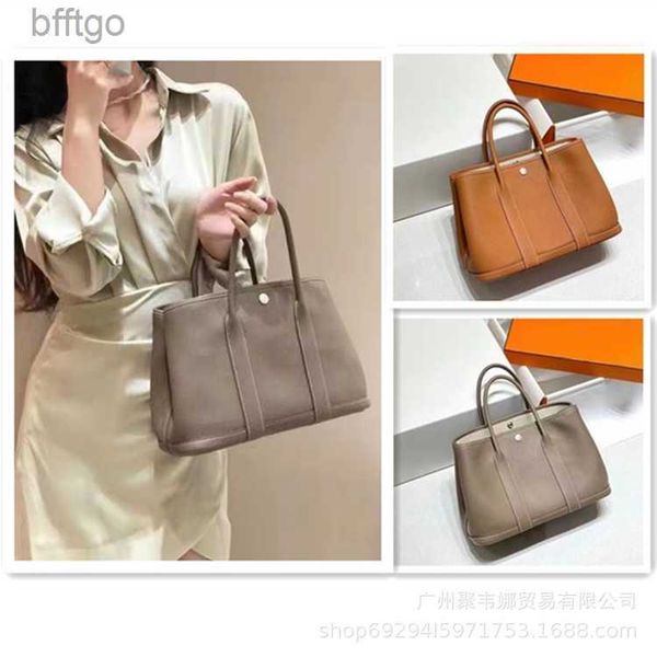 

herms's designer garden party bags for women 2023 new calfskin bucket large capacity women's one shoulder crossbody handbag shoppi