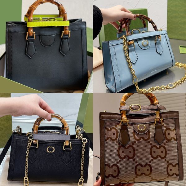 

new bamboo diana designer bags woman luxurys handbags shoulder the tote bag lady alligator chain crossbody handbag fashion crocodile patent