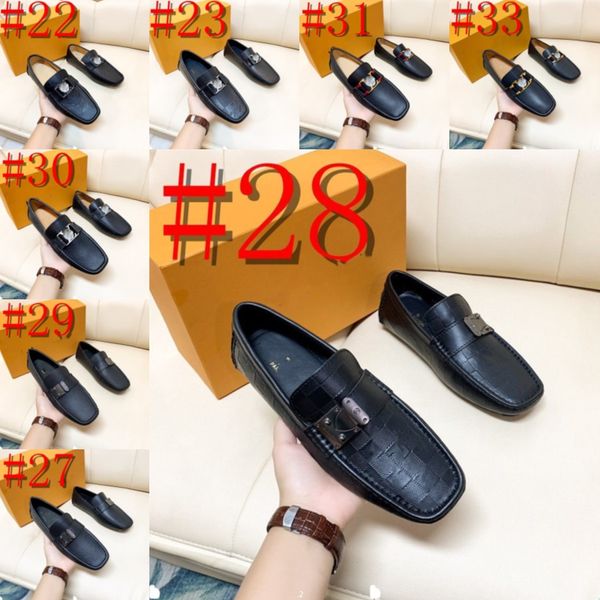 

l9/23model leather men shoes casual luxury italian soft men loafers handmade moccasins men breathable slip on boat shoes plus size 38-46, Black