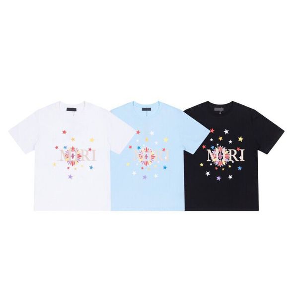 

2023ss hip hop street letter printed t shirts tee sweatshirt fashion high street short sleeves summer casual t-shirt breathable men women cr, Black;brown