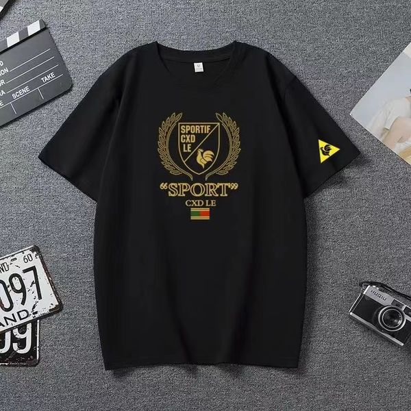 

summer fashion men's short sleeve casual loose t-shirt, White;black