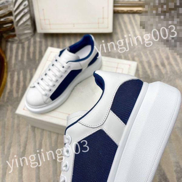 

2023 new luxury designer calfskin casual shoes reflective sneakers vintage leather trainers fashion shoes lace-up women mens sneaker hl21061, Black