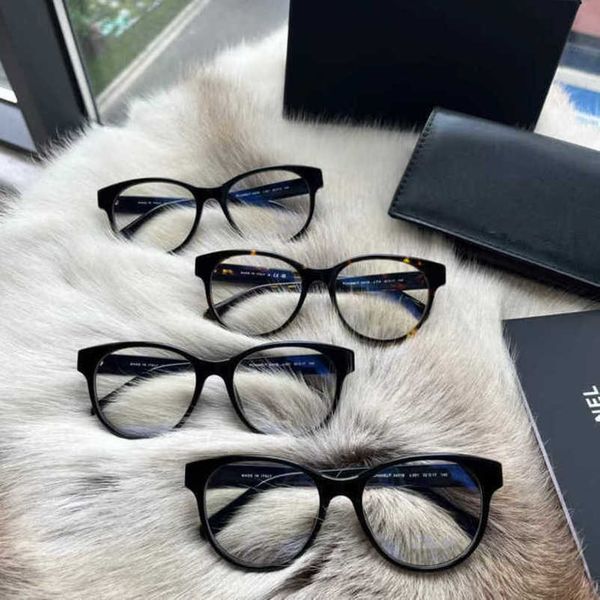 

fashion xiaoxiang style cat eye plate myopia glasses frame diamond decoration ch3431 can be equipped with anti-blue light, White;black