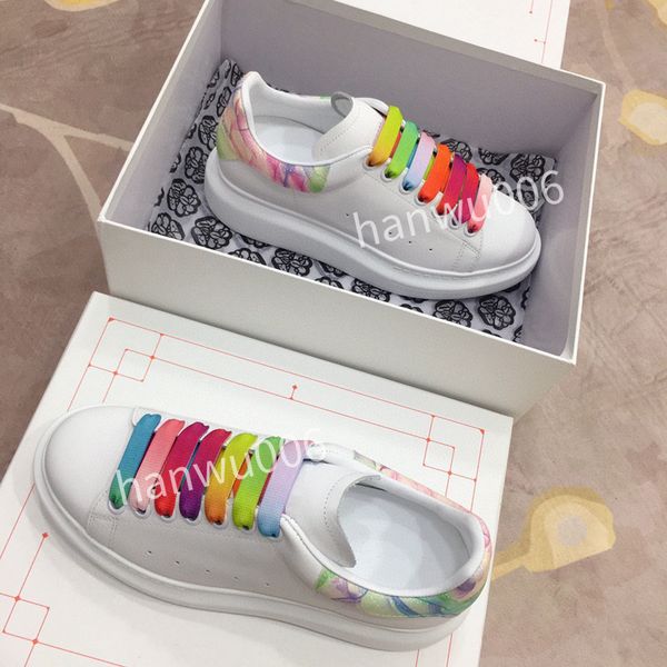 

2023new men designer casual shoes real leather classic plaid trainers stripes shoe fashion trainer for man woman color sneakers, Black