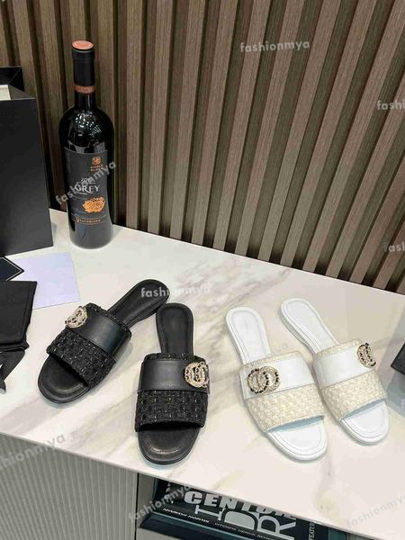 

women slippers platform sandals calfskin slides designer classic flip flops rubber flip flop luxury slipper womens flat sandals size35-42, Black