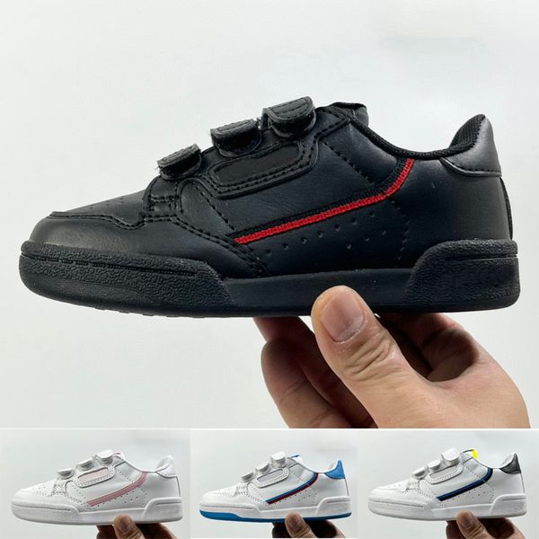 

continental 80 children shoes continental 80 j white navy scarlet lack royal scarlet true pink sport sneakers girl boy youth outdoor skatebo, Black