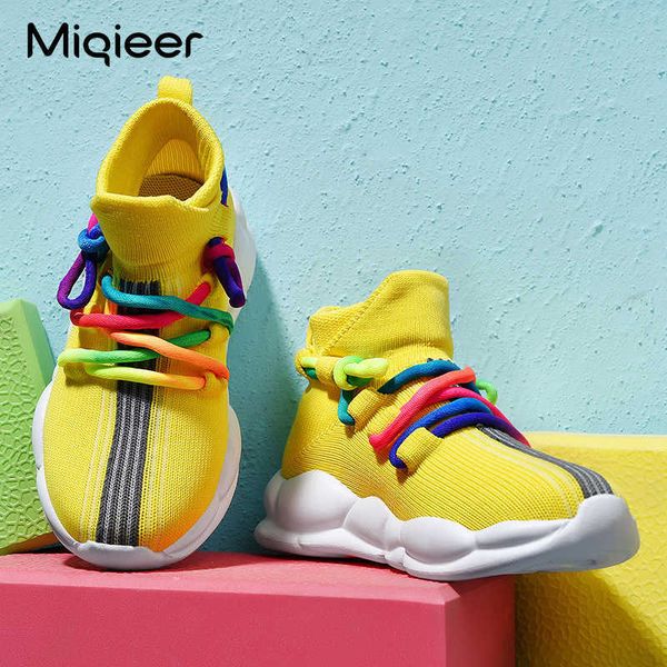 

athletic outdoor boys girls breathable children sneakers kids casual knit soft anti-slip running sports shoes lightweight baby toddler sock, Black