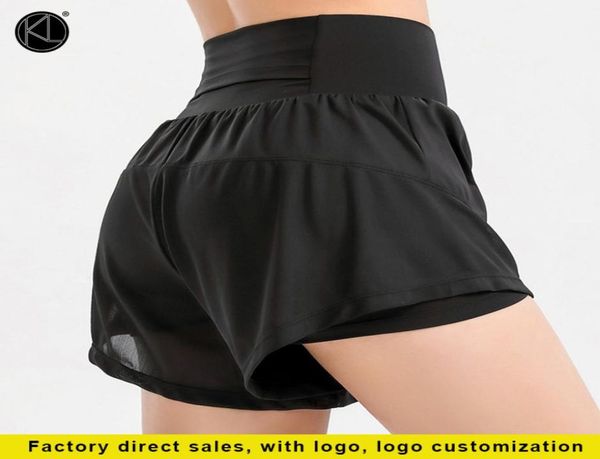 

yoga summer women039s high waist shorts mesh breathable moisture absorption 3color sports fitness running 18425955640